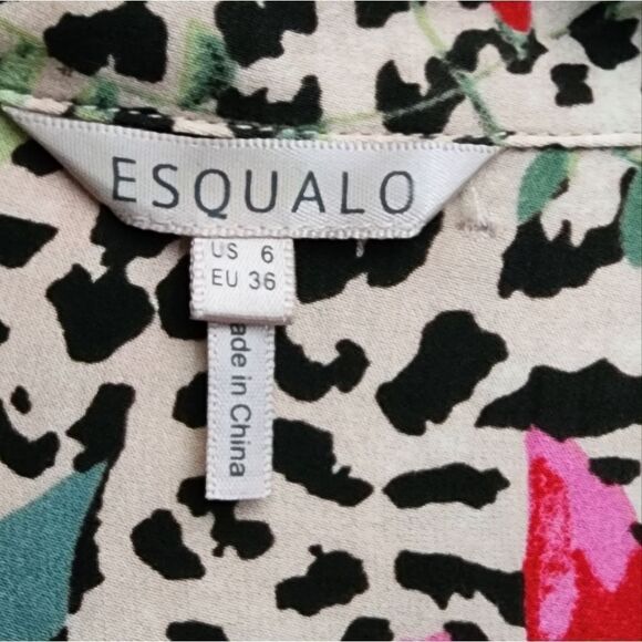 Esqualo Tiger Rose Blouse - Picture 5 of 12
